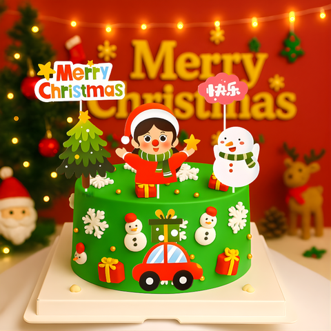 SCG - set cắm noel bé gái oto