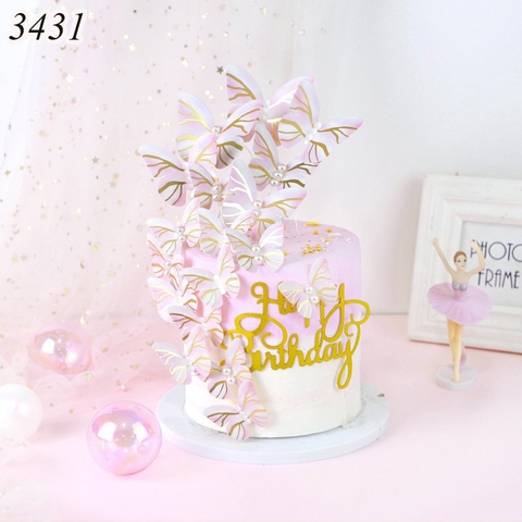 SCG - set cắm bướm ngọc trai