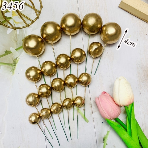 Combo gói 20 bi vàng đồng 4 size
