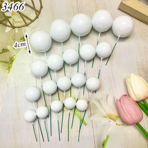 Combo gói 20 bi trắng 4 size