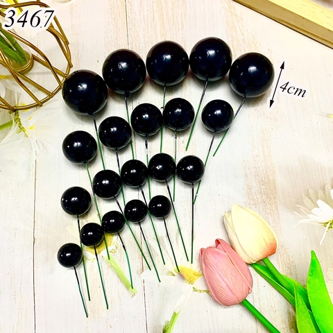 Combo gói 20 bi đen 4 size