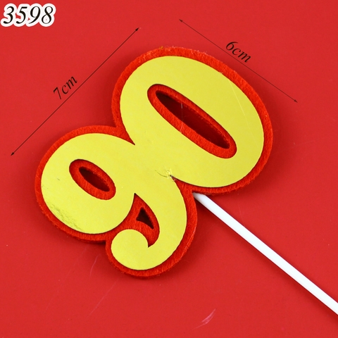 SCG - que cắm vải dạ mừng thọ 90