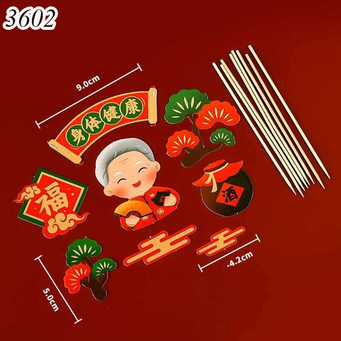 SCG - set cắm chúc ông mạnh khỏe