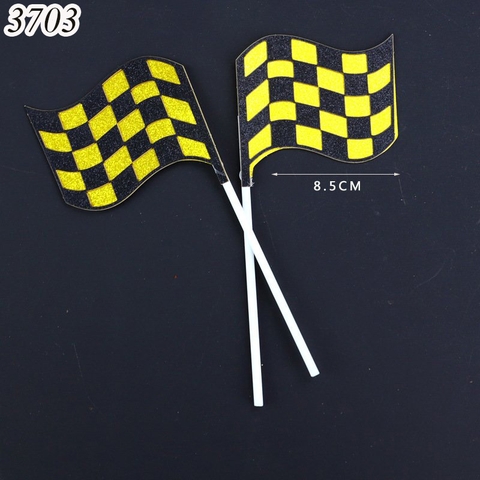 SCG-set 2 cờ đua vàng đen