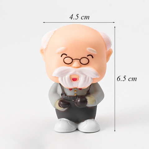 CN-cụ ông xám rót trà nhựa mềm