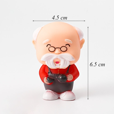 CN-cụ ông đỏ rót trà nhựa mềm