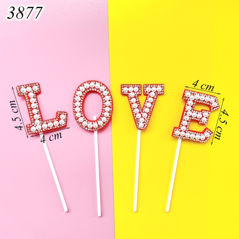 Que Cắm Love Ngọc Trai Đỏ