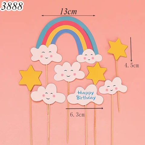 SCG- set cắm cầu vồng sao