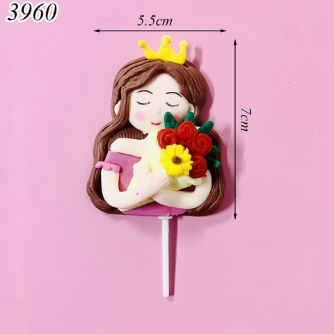 SLC- Silicon cô gái vương miện ôm hoa