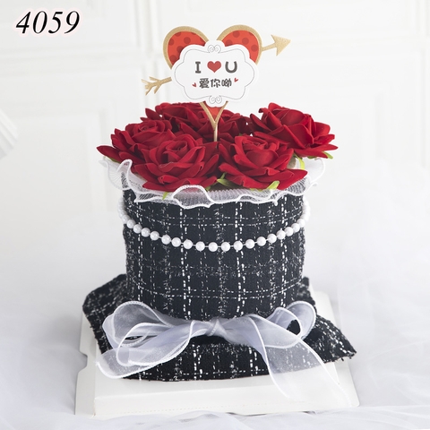 Cuộn thành vải ĐEN dài 75cm cao 30cm kèm+ghim băng ngọc trai