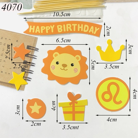 SCG-Set cắm sư tử vương miện vàng