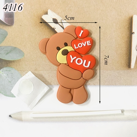 SLC- Silicon Gấu Nâu Love