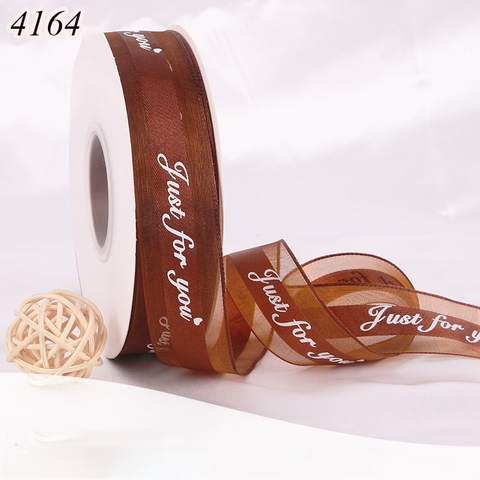 Ruybang ren JUST FOR YOU Nâu khổ 2.5cm,45m