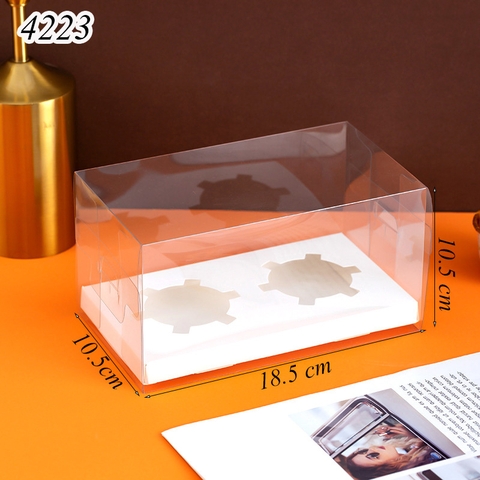 Hộp cupcake Meka 2 lỗ.