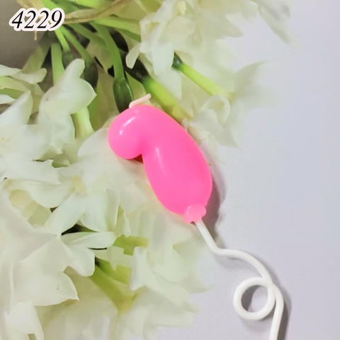 Nến số 1 Hồng nghệ thuật