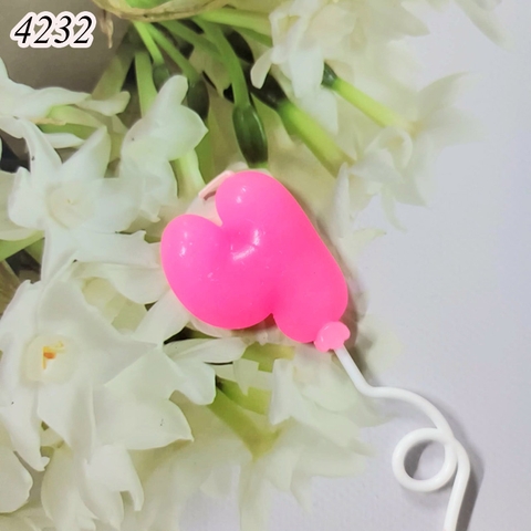 Nến số 4 Hồng nghệ thuật