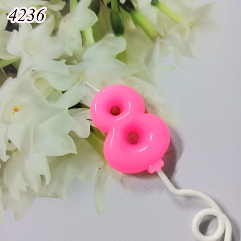 Nến số 8 Hồng nghệ thuật