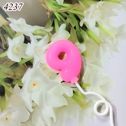 Nến số 9 Hồng nghệ thuật