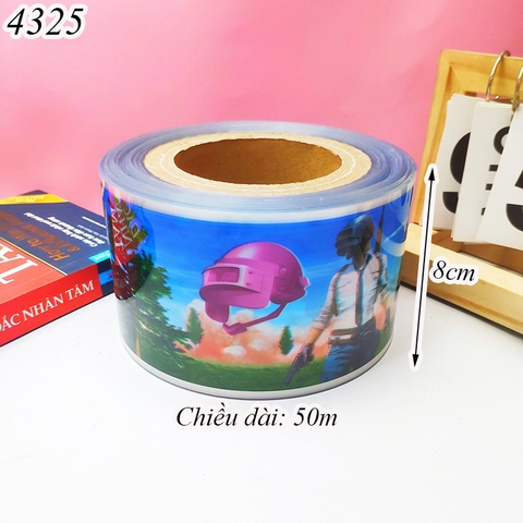 Cuộn mica bọc thành bánh xe đua cao 8cm