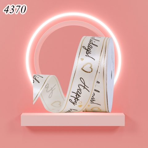 Ruybang Happy holidays khổ trắng sữa 2.5cm 45m