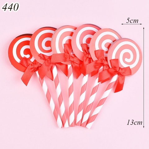 SCG - set que cắm kẹo mút Đỏ