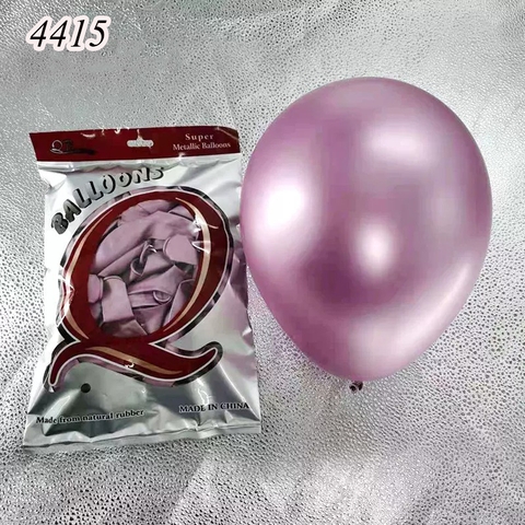 Gói 50 bóng bay nhũ màu hồng nhạt