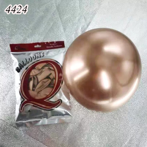 Gói 50 bóng bay nhũ màu cam nhạt