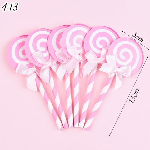 SCG - set que cắm kẹo mút Hồng