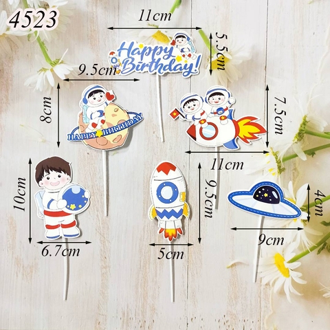SCG-Set cắm HPBD phi hanh gia bé trai TP