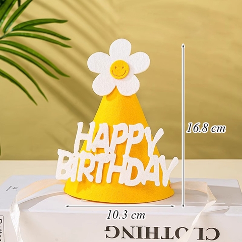 Mũ nỉ HPBD gắn hoa M4