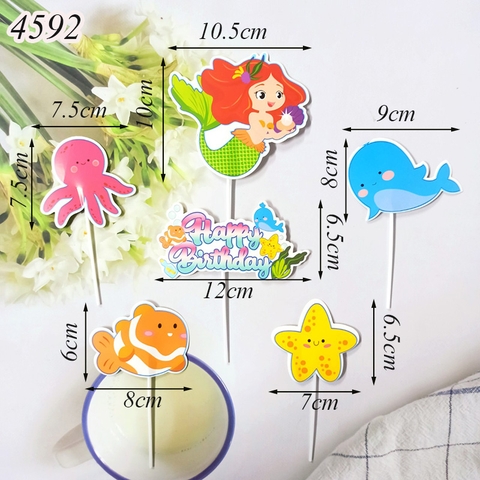 SCG-Set cắm HPBD nàng tiên cá TP