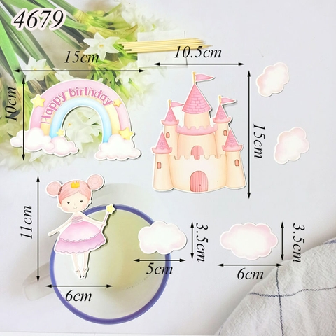 SCG - set cắm cô bé lâu đài hồng