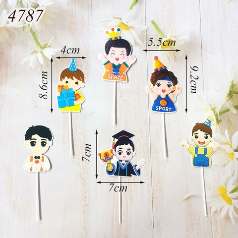 SCG-Set cắm bé trai đội mũ HD