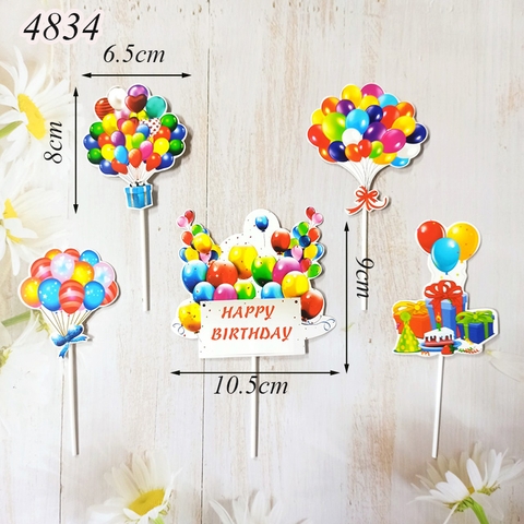 SCG-Set cắm HPBD chùm bóng HD