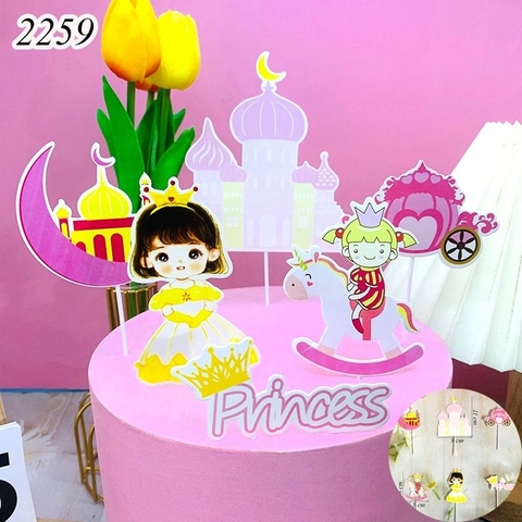 SCG-set cắm công chúa lâu đài hồng