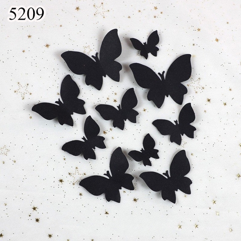 Set 10 bướm đen