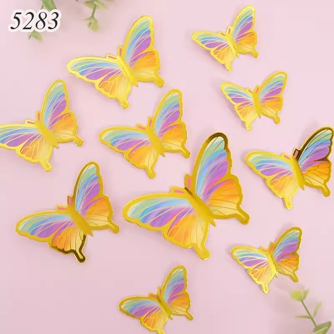 10 Bướm giấy cầu vồng TQ