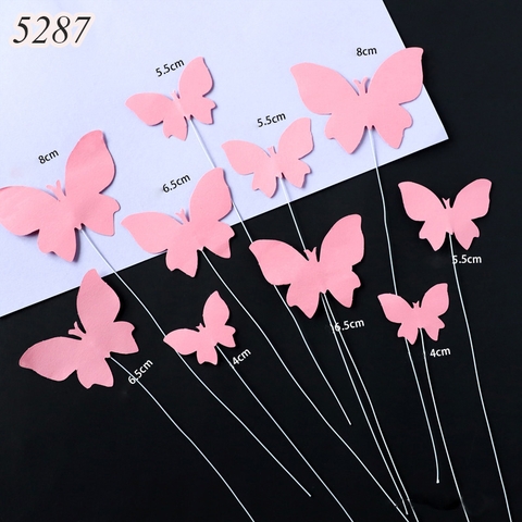 10 Bướm Giấy Hồng Nhạt TQ