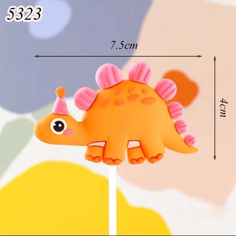 SLC-Silicon khủng long cam đội mũ