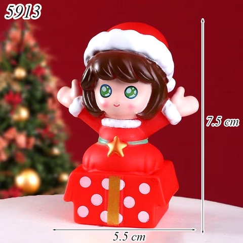 CN-Bé gái noel nhựa nhẹ
