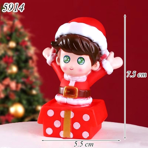 CN-Bé trai noel nhựa nhẹ