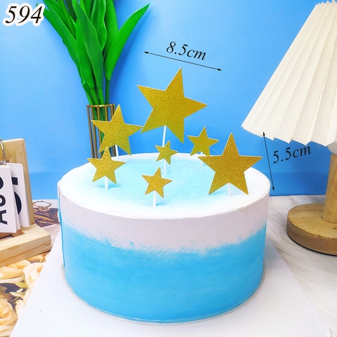 SCG - set cắm sao vàng nhũ