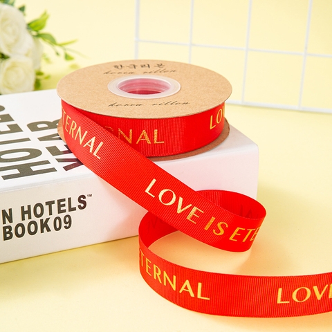 45m Ruybang LOVE IS ETERNAL Đỏ TƯƠI khổ 2.5cm