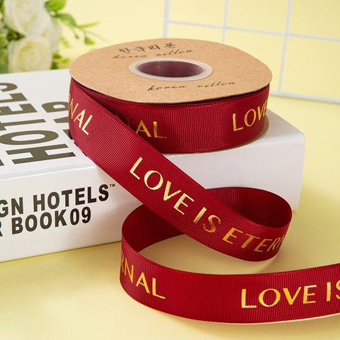 45m Ruybang LOVE IS ETERNAL Đỏ Đô khổ 2.5cm