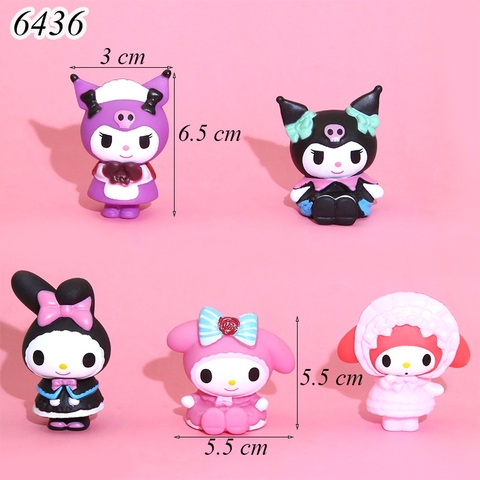 CV- Bộ 5 Kuromi Nhựa Mềm.
