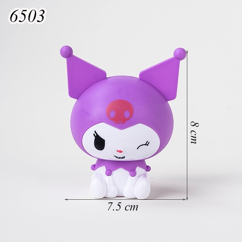 CN- Tượng Kuromi Tím Nhựa Nhẹ TQ
