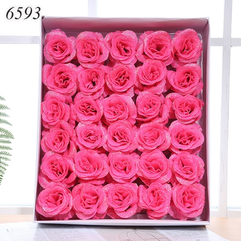 Hộp 50 hoa hồng NHŨ Hồng Tươi TQ