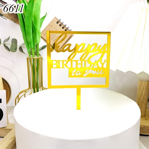 MK - 10 meka HPBD to you vuông vàng