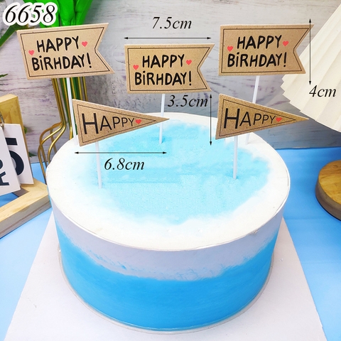 SCG-Set cắm 6 thẻ HPBD tam giác MT