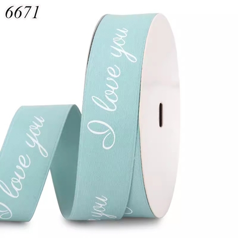 50m ruybang ilove you xanh ngọc khổ 2.5cm